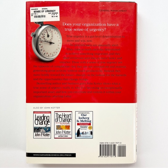 Sense of Urgency by John P. Kotter, Hardcover – January 1, 2008 - Picture 2 of 4